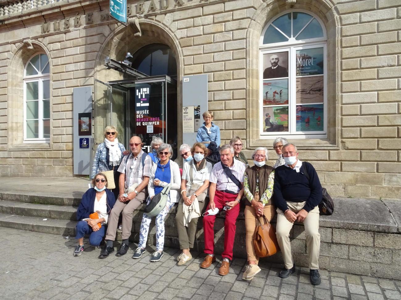 photo de groupe du voyage de septembre 2021